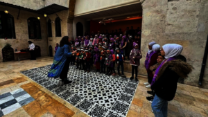 Sumaya and her students