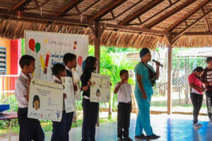 Oral health workshop at Tepichi Talashi school.