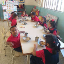 Lunchtime in Duilia Carvajal  Preschool
