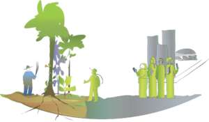 Sketch of digital forestry platform relationships
