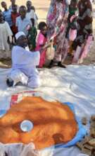 We continue to provide urgent food, soap and more