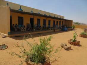 Kindergarten with Trees Planted Outside