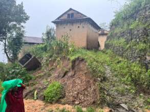 Landslides and floods caused by torrential rain
