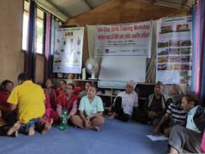 Participants at the Biochar Skills Workshop