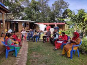 Participants at the Biochar Skills Workshop