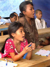 Satellite school students