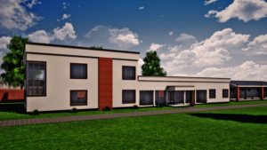Proposed plan of the library