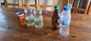 Bottles from wastes
