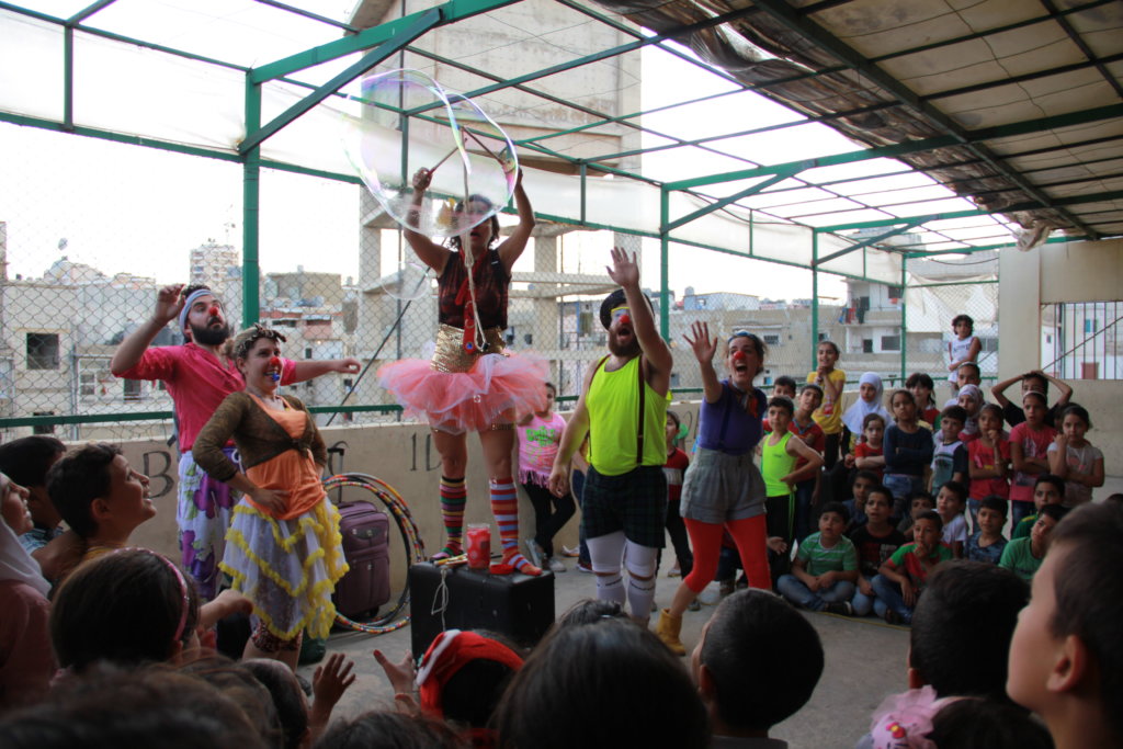 Relief through art and laughter in Lebanon