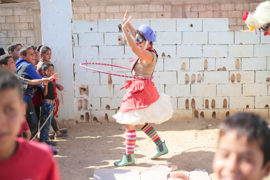 Relief through art and laughter in Lebanon