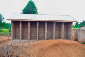 14 Door Latrine before donation and improvement