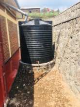 Plastic rain water cistern