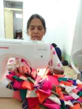 Learning to stitch -  Door mat