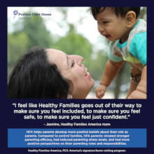 Jasmine, Healthy Families America mom