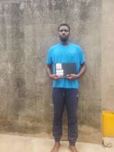 Computer awarded to S.F.M., Bouake, Cote d'Ivoire