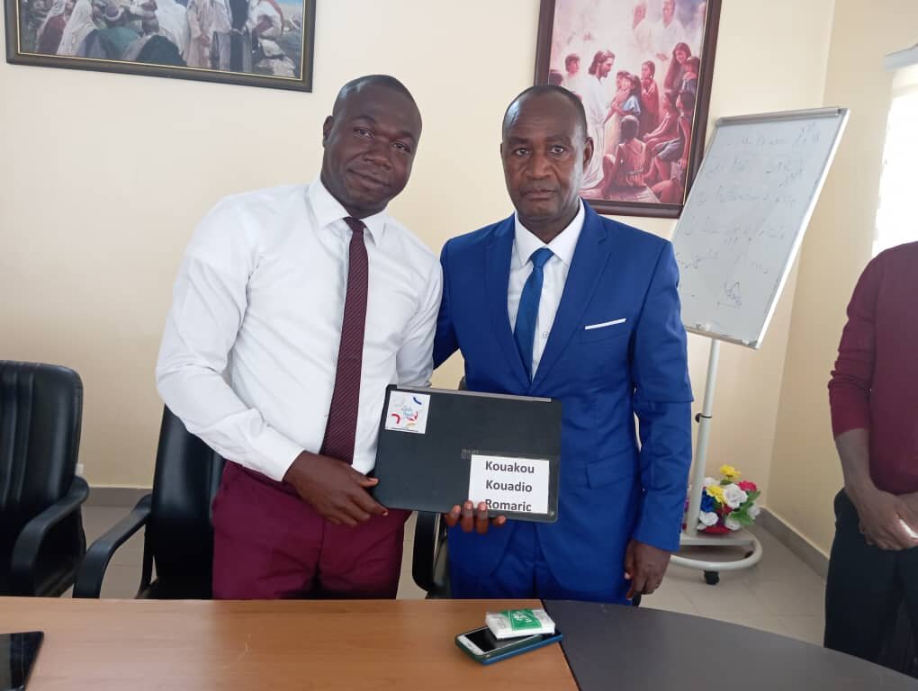 Recipient with Bishop