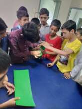 Science Camp Experiments being carried out