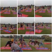 Youth Home Children during Yoga Session