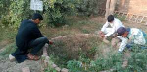 Composting area
