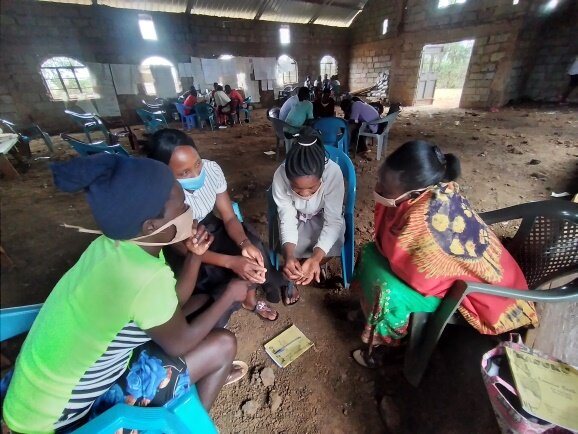 Kobos Workshop Girls Sharing about their lives
