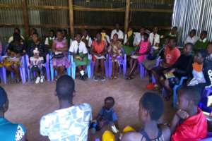 Tiwani Girls Youths during Big Group Session