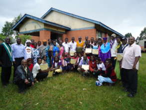 Kapkoi Youths & Visitors at Graduation Ceremony