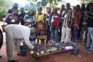 Alfred shows ways to process a big array of fruit