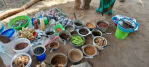 Delicious indigenous wild food and fruits