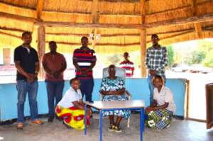 Photo with Chieftainess Mwape