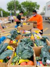 Every Friday as the sun rises we distribute food