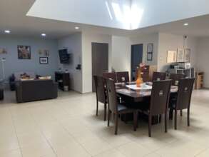 First floor - dining area, study area, living room