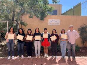 Receiving English Diplomas