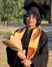 Dulce on her graduation day