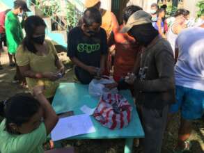 distributing fodder seeds