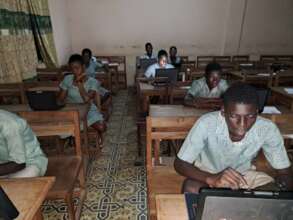 Students at AISTO Leadership Camp, Kete Krachi