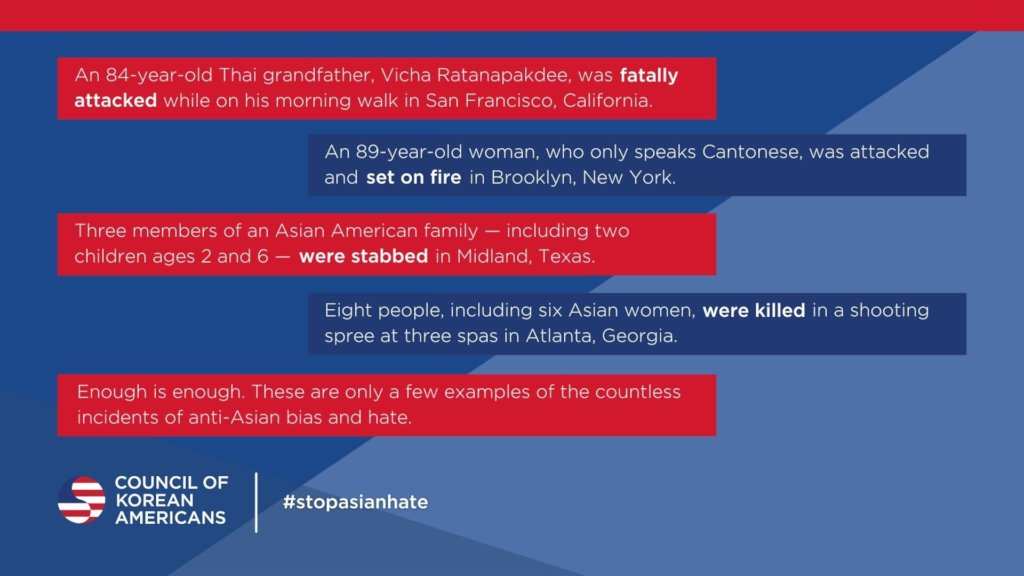 Stand Together with CKA & #StopAsianHate