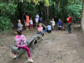 Children playing outside