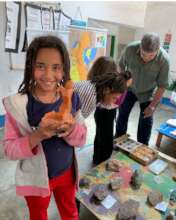 Learning about  geology and rocks