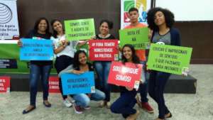 exchange of the group of young people from Brilho