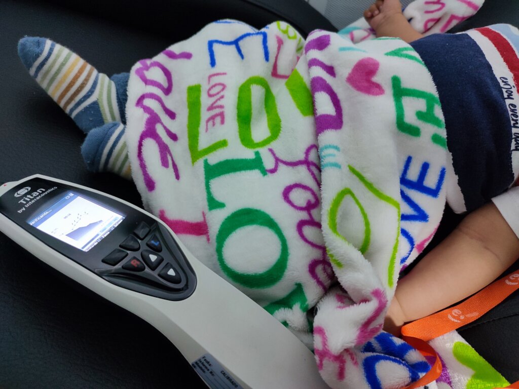 Hearing screenings to detect childhood deafness