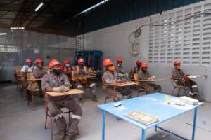Welding and Fabrication theory class