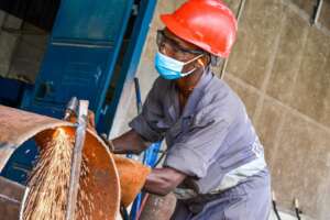 Welding and Fabrication practical lesson at MTTI
