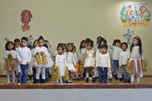 Dancing proudly for their families