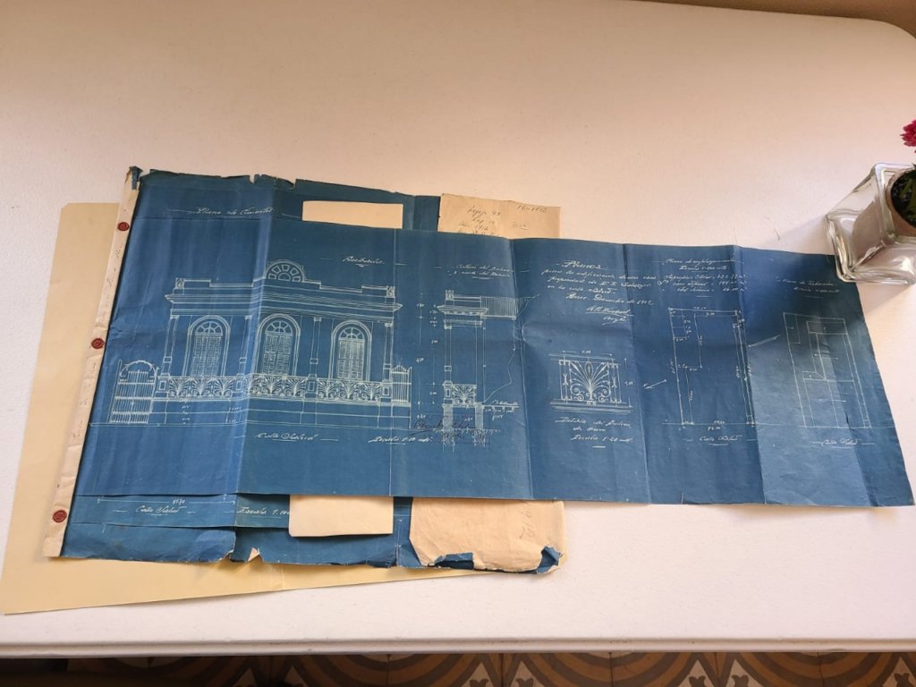 Original blueprints from 1912