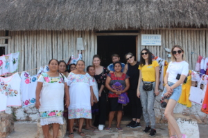 ICDO team with Maya women from Huay Max