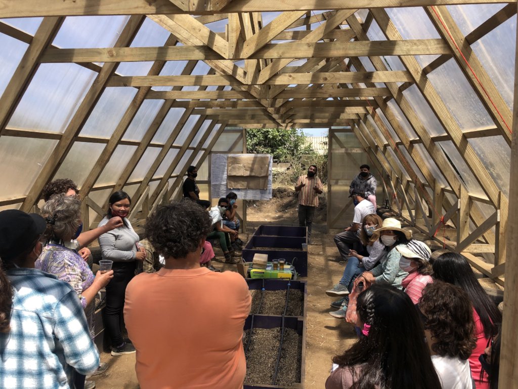 Provide sustainable greenhouses to feed families