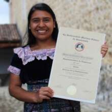 Carmen with her Degree