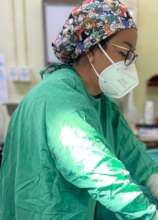 Reaching her goal to become a doctor