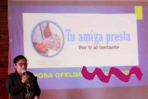 Ofelda pitches her social entreprenuership project