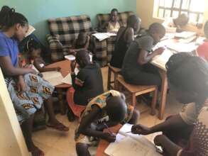 Our girls study during school breaks